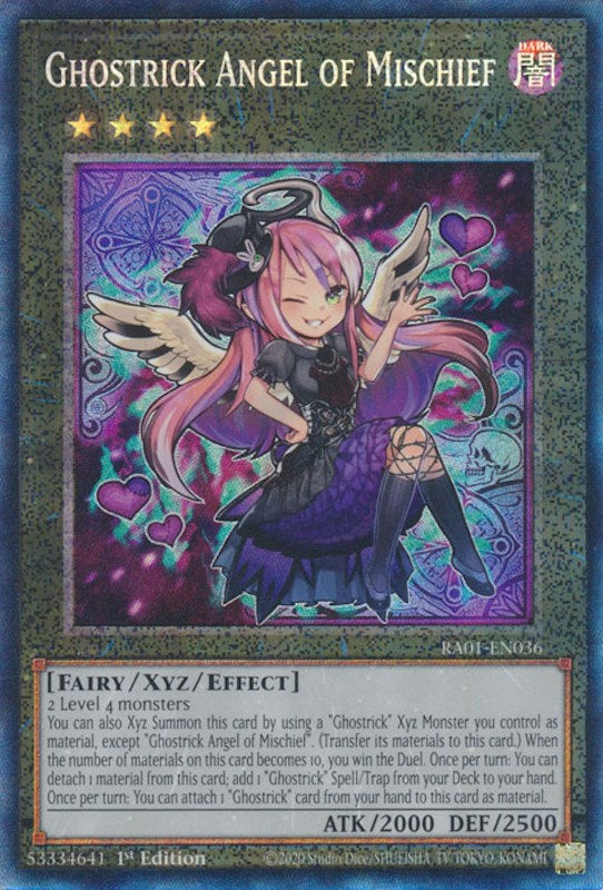 Ghostrick Angel of Mischief [RA01-EN036] Prismatic Collector's Rare | Deep Dive Games St. Marys