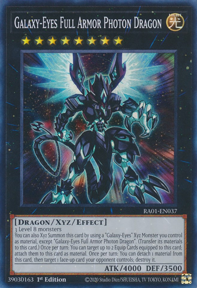 Galaxy-Eyes Full Armor Photon Dragon [RA01-EN037] Super Rare | Deep Dive Games St. Marys