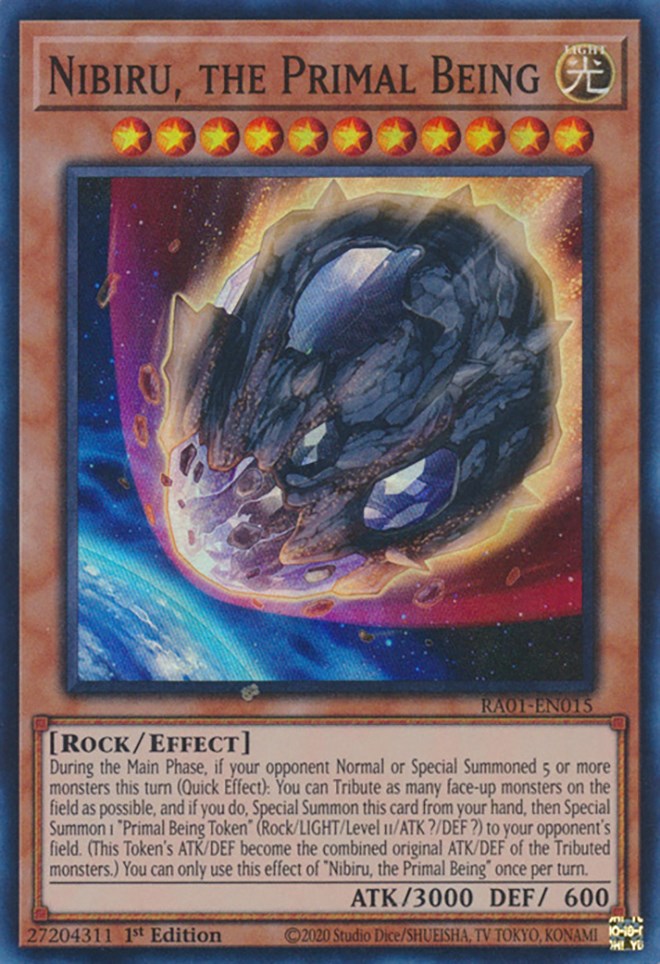 Nibiru, the Primal Being [RA01-EN015] Super Rare | Deep Dive Games St. Marys