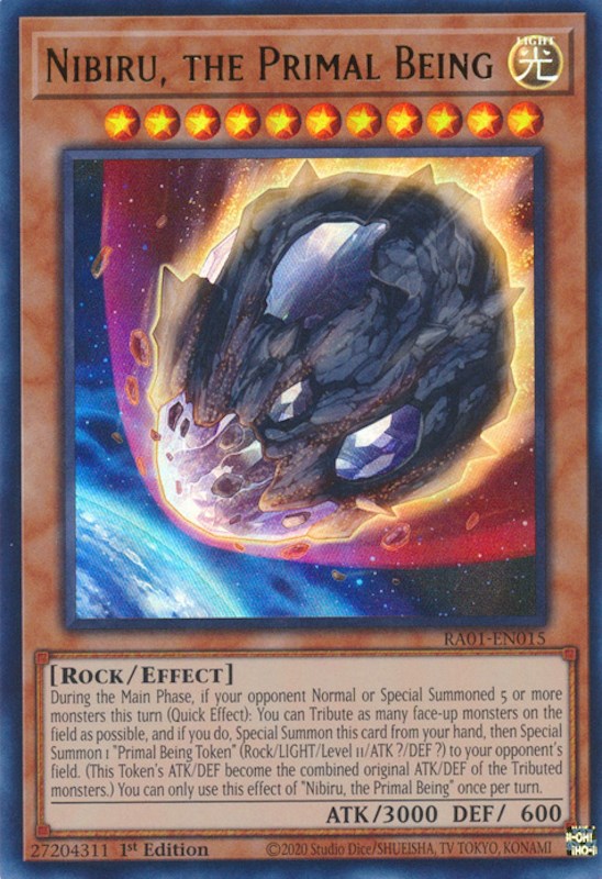 Nibiru, the Primal Being [RA01-EN015] Ultra Rare | Deep Dive Games St. Marys