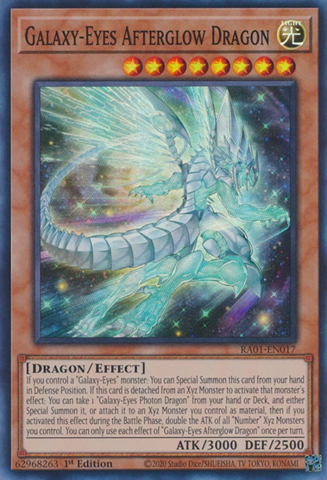 Galaxy-Eyes Afterglow Dragon [RA01-EN017] Super Rare | Deep Dive Games St. Marys