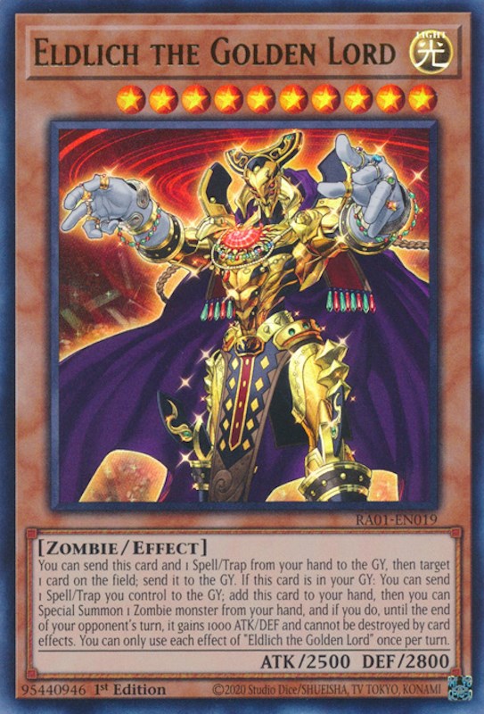 Eldlich the Golden Lord [RA01-EN019] Ultra Rare | Deep Dive Games St. Marys