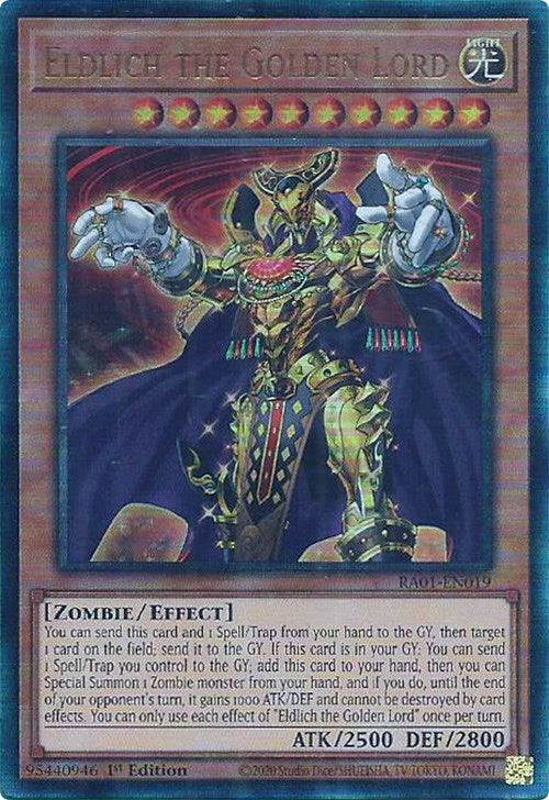 Eldlich the Golden Lord [RA01-EN019] Prismatic Ultimate Rare | Deep Dive Games St. Marys