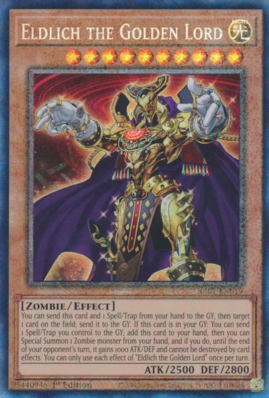 Eldlich the Golden Lord [RA01-EN019] Prismatic Collector's Rare | Deep Dive Games St. Marys