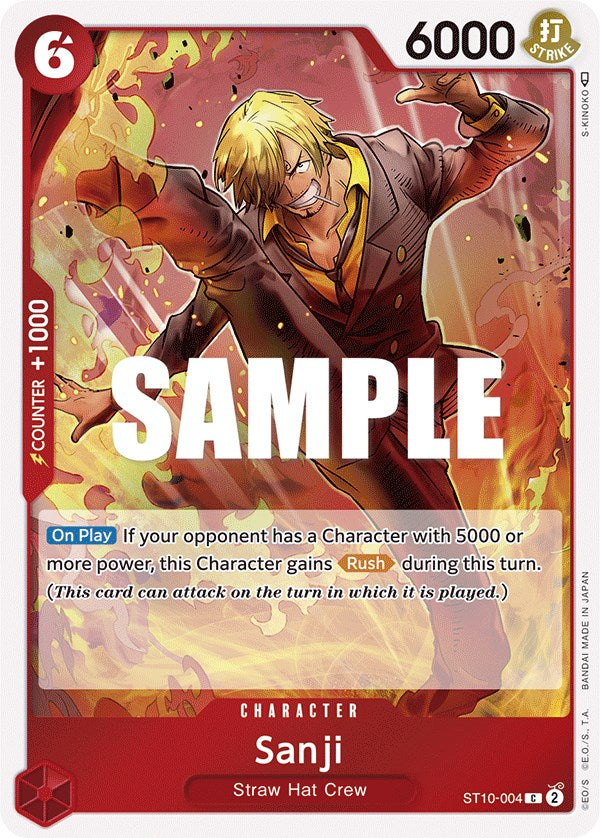 Sanji [Ultra Deck - The Three Captains] | Deep Dive Games St. Marys