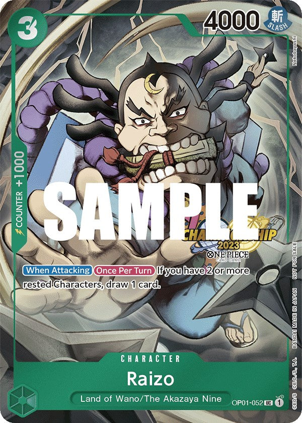 Raizo (CS 2023 Event Pack) [One Piece Promotion Cards] | Deep Dive Games St. Marys