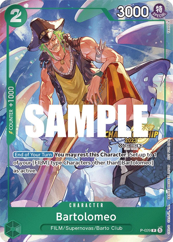 Bartolomeo (CS 2023 Event Pack) [One Piece Promotion Cards] | Deep Dive Games St. Marys