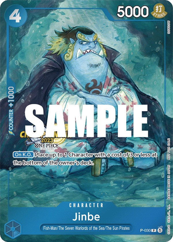 Jinbe (CS 2023 Event Pack) [One Piece Promotion Cards] | Deep Dive Games St. Marys