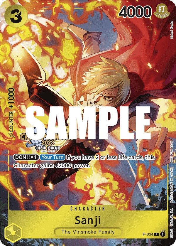 Sanji (CS 2023 Event Pack) [One Piece Promotion Cards] | Deep Dive Games St. Marys