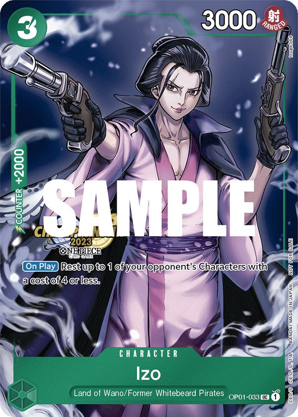 Izo (CS 2023 Celebration Pack) [One Piece Promotion Cards] | Deep Dive Games St. Marys