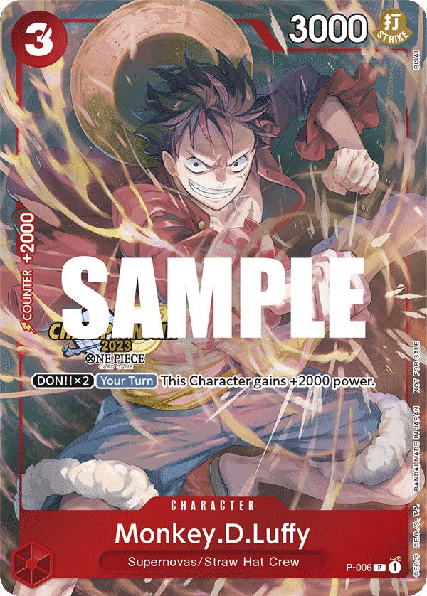 Monkey.D.Luffy (CS 2023 Celebration Pack) [One Piece Promotion Cards] | Deep Dive Games St. Marys