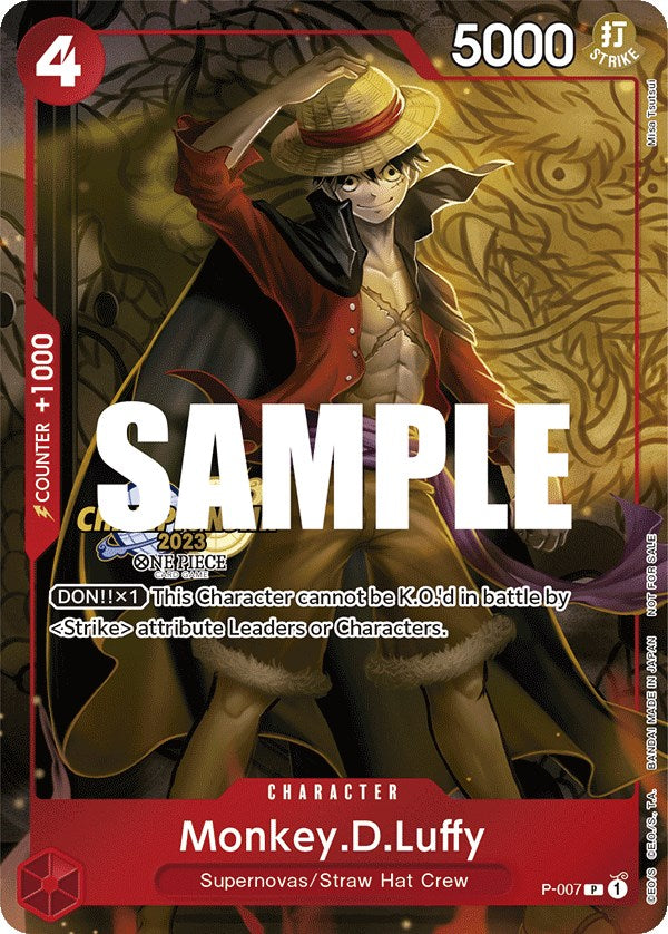 Monkey.D.Luffy (CS 2023 Celebration Pack) [One Piece Promotion Cards] | Deep Dive Games St. Marys