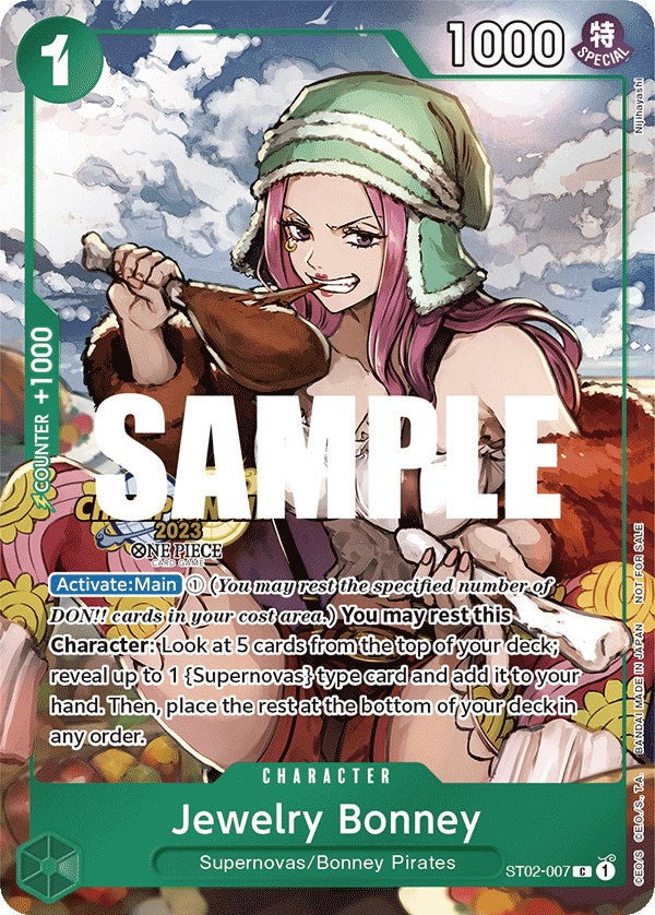 Jewelry Bonney (CS 2023 Celebration Pack) [One Piece Promotion Cards] | Deep Dive Games St. Marys