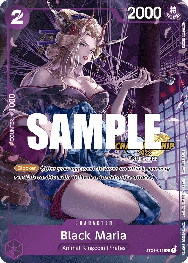 Black Maria (CS 2023 Celebration Pack) [One Piece Promotion Cards] | Deep Dive Games St. Marys