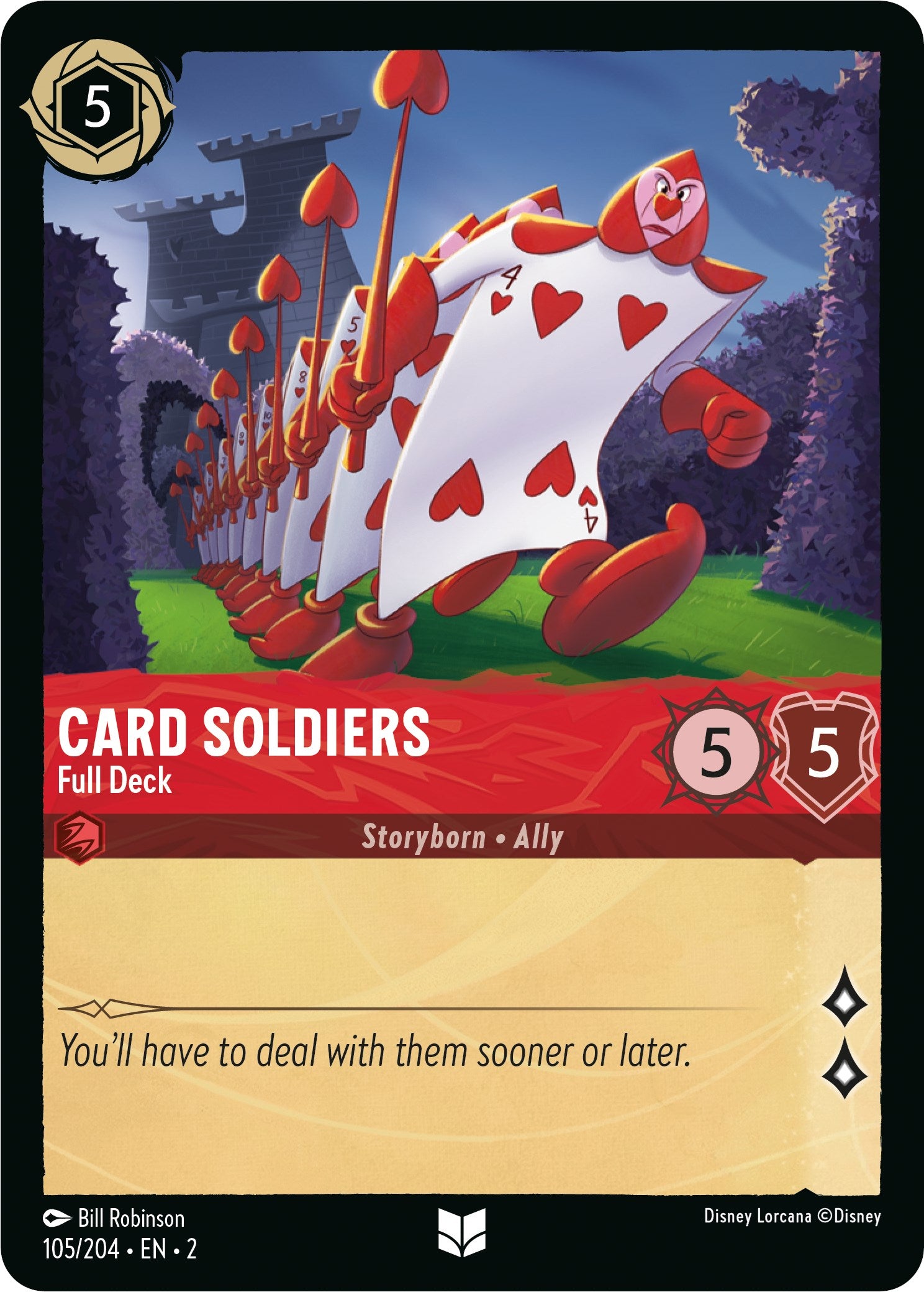 Card Soldiers - Full Deck (105/204) [Rise of the Floodborn] | Deep Dive Games St. Marys