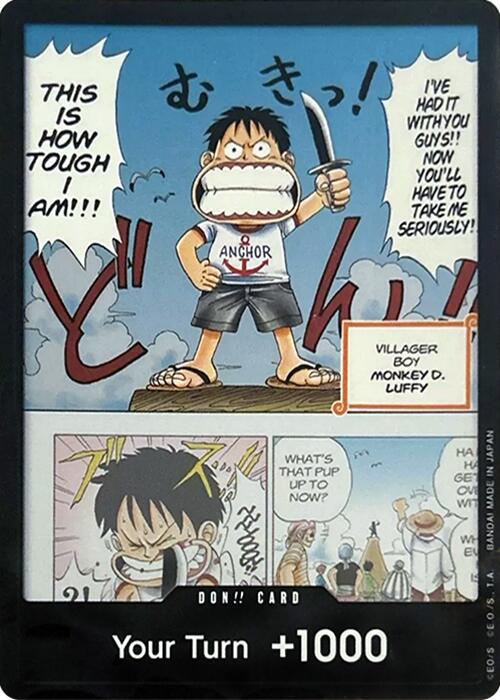 DON!! Card (Young Luffy) (Devil Fruits Collection Vol. 1) [One Piece Promotion Cards] | Deep Dive Games St. Marys