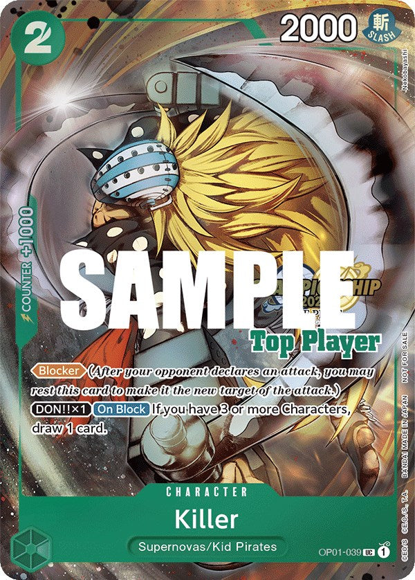 Killer (CS 2023 Top Players Pack) [One Piece Promotion Cards] | Deep Dive Games St. Marys