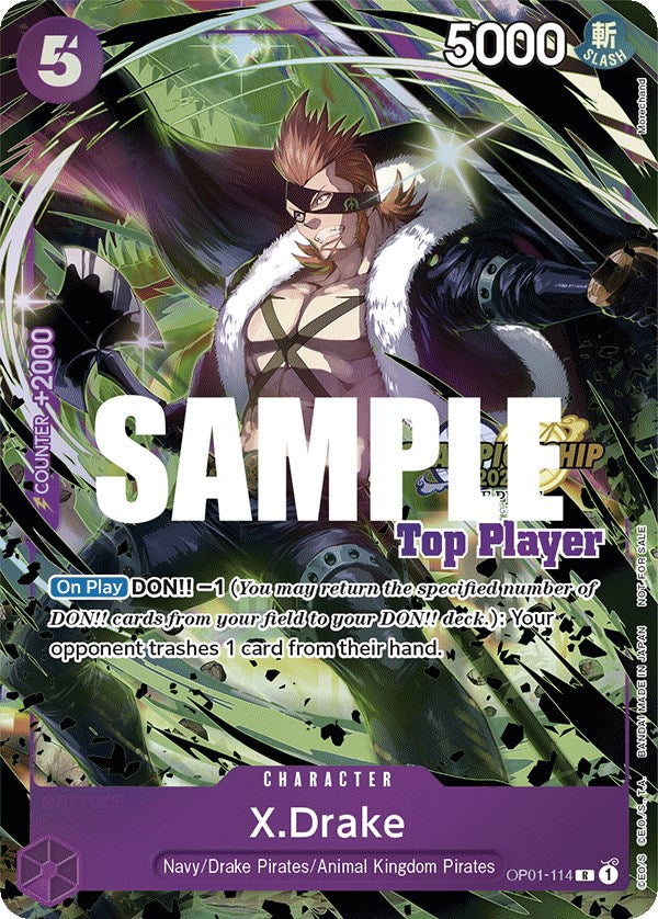 X.Drake (CS 2023 Top Players Pack) [One Piece Promotion Cards] | Deep Dive Games St. Marys