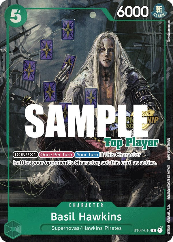 Basil Hawkins (CS 2023 Top Players Pack) [One Piece Promotion Cards] | Deep Dive Games St. Marys