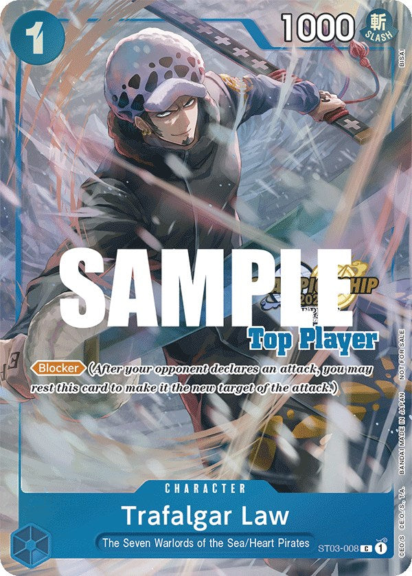 Trafalgar Law (CS 2023 Top Players Pack) [One Piece Promotion Cards] | Deep Dive Games St. Marys