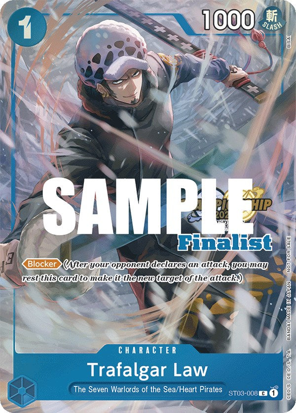 Trafalgar Law (CS 2023 Top Players Pack) [Finalist] [One Piece Promotion Cards] | Deep Dive Games St. Marys