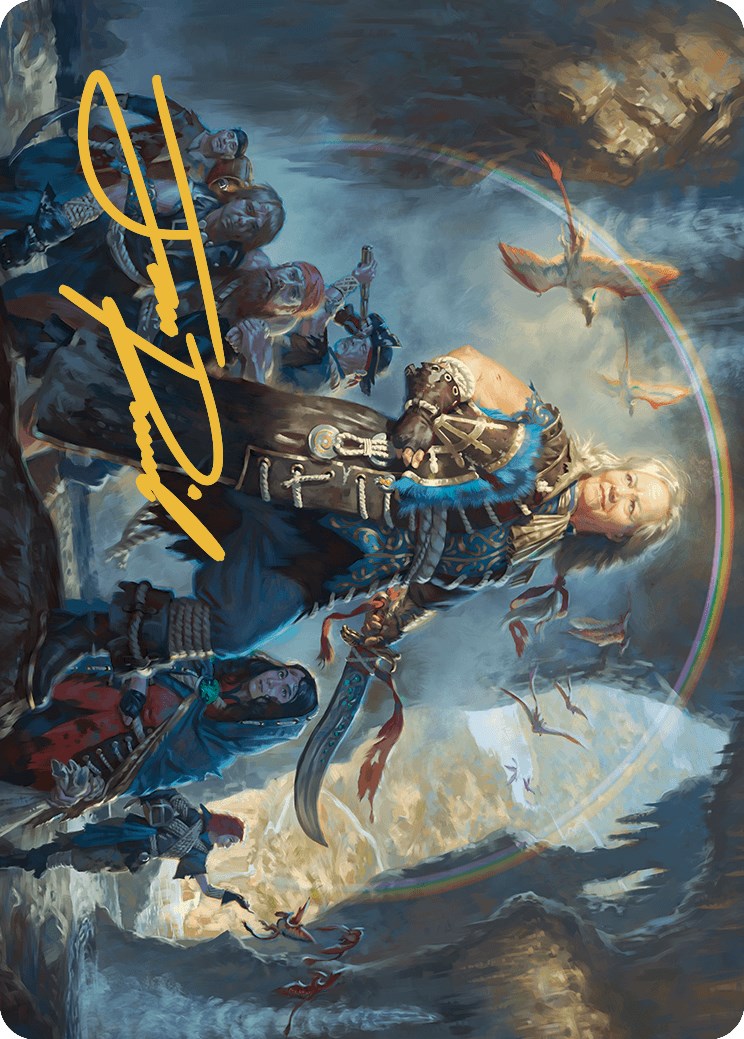 Admiral Brass, Unsinkable Art Card (Gold-Stamped Signature) [The Lost Caverns of Ixalan Art Series] | Deep Dive Games St. Marys