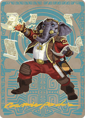Quintorius Kand Art Card (65/81) (Gold-Stamped Signature) [The Lost Caverns of Ixalan Art Series] | Deep Dive Games St. Marys