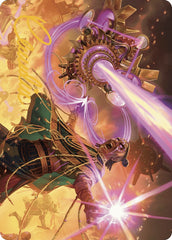Cosmium Blast Art Card (Gold-Stamped Signature) [The Lost Caverns of Ixalan Art Series] | Deep Dive Games St. Marys