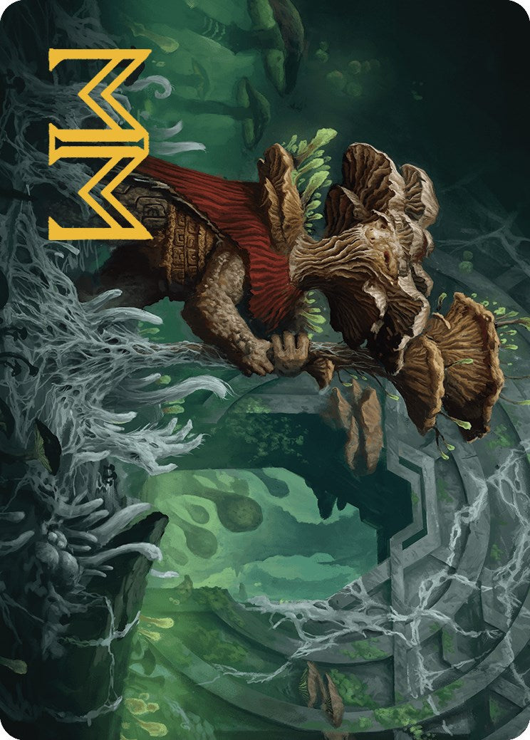 Tendril of the Mycotyrant Art Card (Gold-Stamped Signature) [The Lost Caverns of Ixalan Art Series] | Deep Dive Games St. Marys