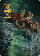 Tendril of the Mycotyrant Art Card (Gold-Stamped Signature) [The Lost Caverns of Ixalan Art Series] | Deep Dive Games St. Marys