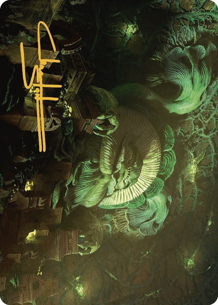 The Mycotyrant Art Card (Gold-Stamped Signature) [The Lost Caverns of Ixalan Art Series] | Deep Dive Games St. Marys