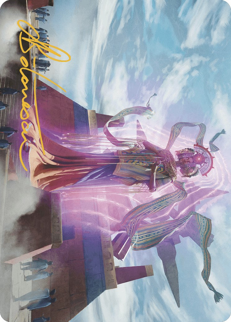 Ojer Taq, Deepest Foundation Art Card (4/81) (Gold-Stamped Signature) [The Lost Caverns of Ixalan Art Series] | Deep Dive Games St. Marys