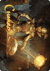 Curator of Sun's Creation Art Card (Gold-Stamped Signature) [The Lost Caverns of Ixalan Art Series] | Deep Dive Games St. Marys