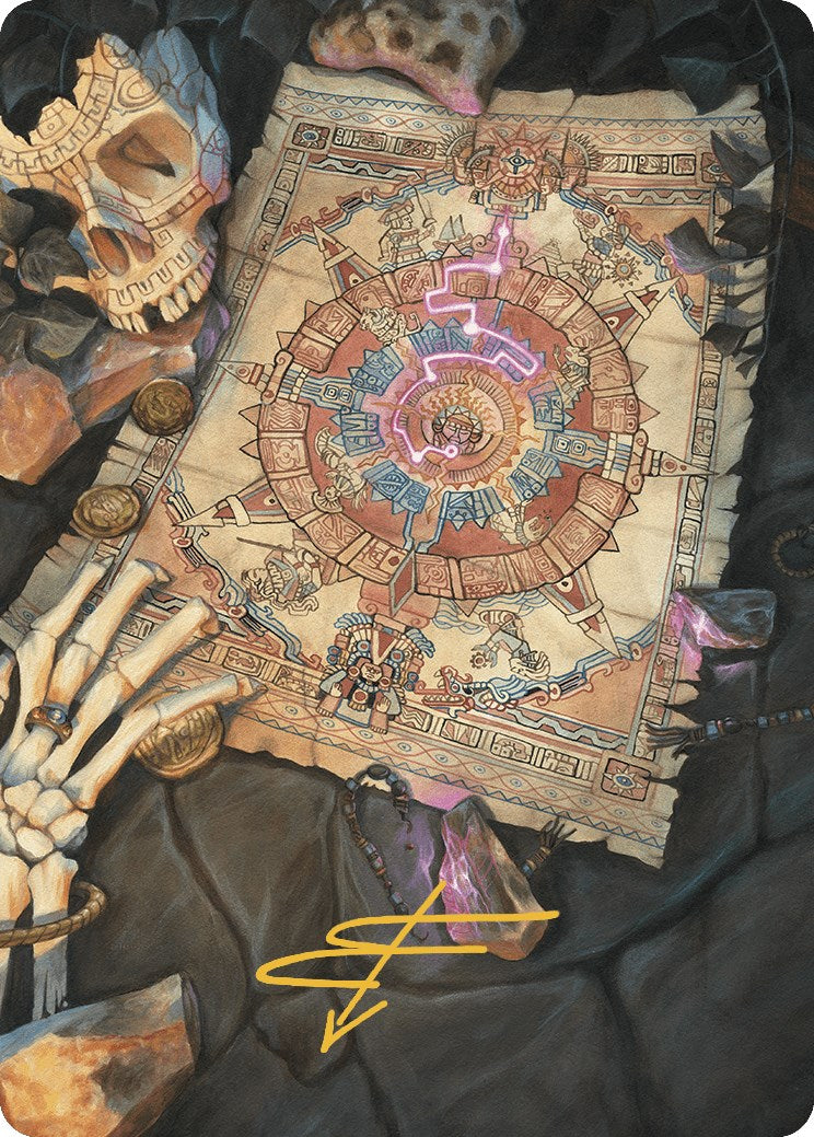 Map Token Art Card (Gold-Stamped Signature) [The Lost Caverns of Ixalan Art Series] | Deep Dive Games St. Marys