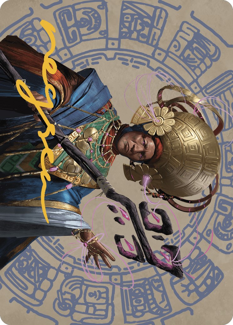 Akal Pakal, First Among Equals Art Card (46/81) (Gold-Stamped Signature) [The Lost Caverns of Ixalan Art Series] | Deep Dive Games St. Marys