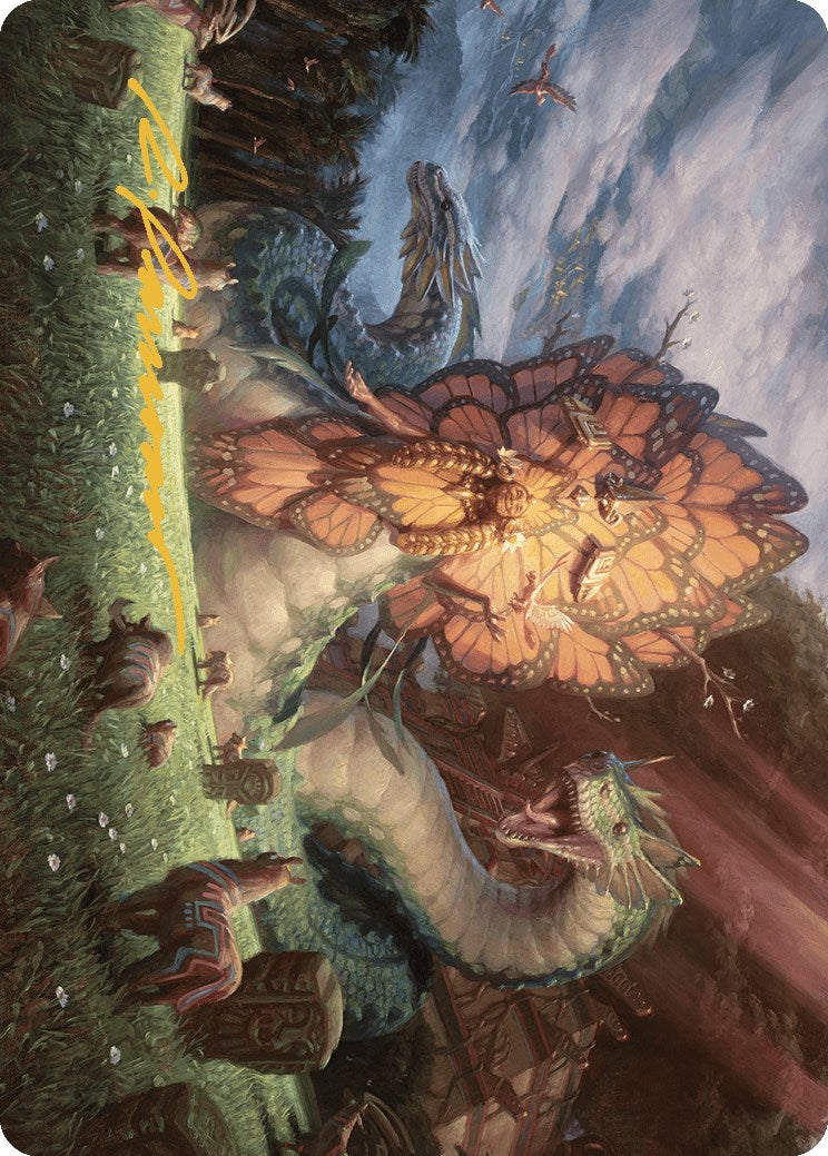 Ojer Kaslem, Deepest Growth Art Card (30/81) (Gold-Stamped Signature) [The Lost Caverns of Ixalan Art Series] | Deep Dive Games St. Marys
