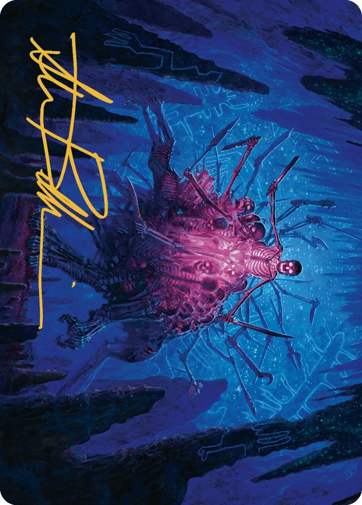 Uchbenbak, the Great Mistake Art Card (Gold-Stamped Signature) [The Lost Caverns of Ixalan Art Series] | Deep Dive Games St. Marys
