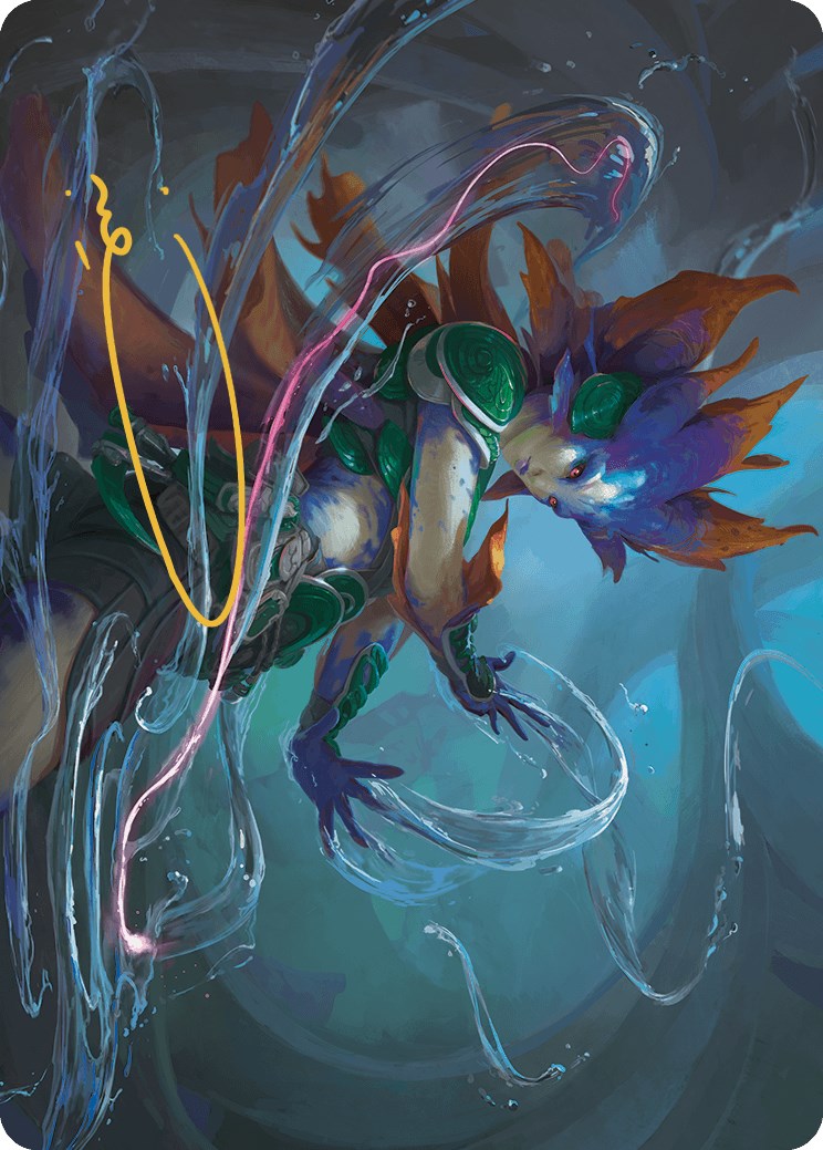 Nicanzil, Current Conductor Art Card (Gold-Stamped Signature) [The Lost Caverns of Ixalan Art Series] | Deep Dive Games St. Marys