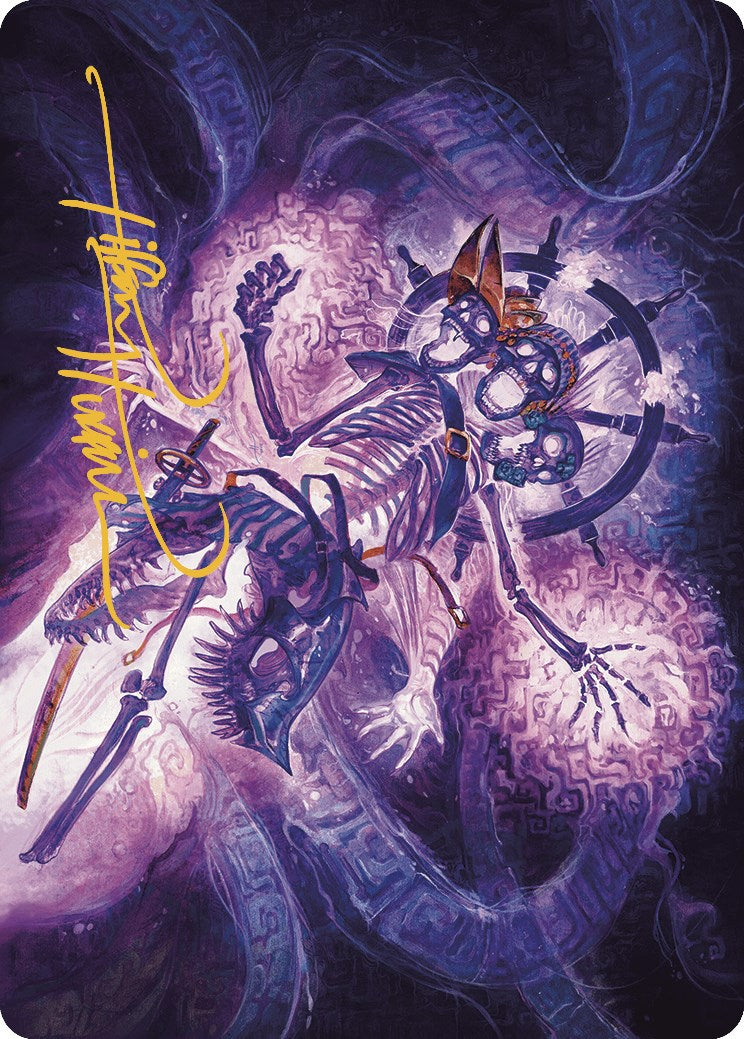 The Grim Captain Art Card (Gold-Stamped Signature) [The Lost Caverns of Ixalan Art Series] | Deep Dive Games St. Marys