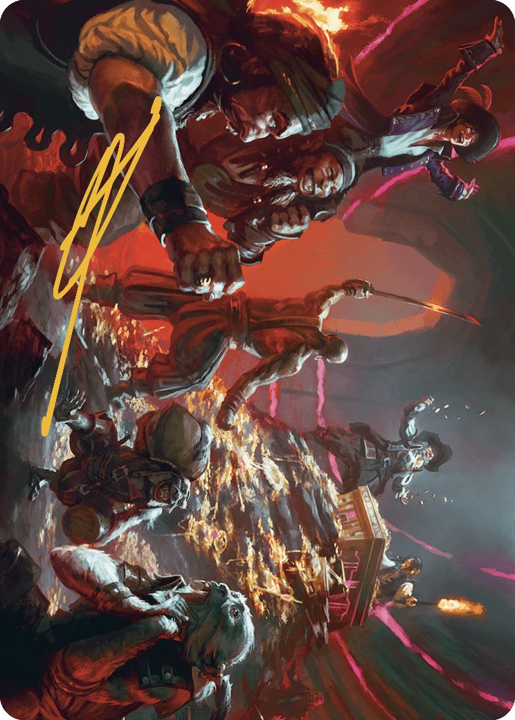 Hit the Mother Lode Art Card (Gold-Stamped Signature) [The Lost Caverns of Ixalan Art Series] | Deep Dive Games St. Marys