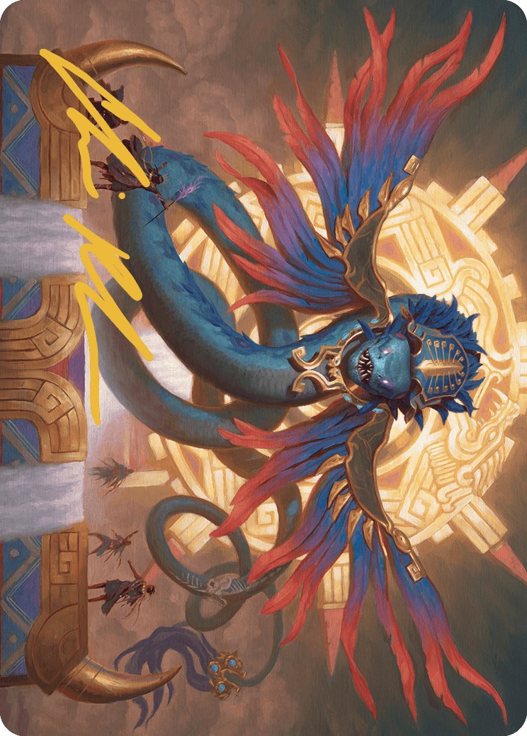 Ojer Pakpatiq, Deepest Epoch Art Card (13/81) (Gold-Stamped Signature) [The Lost Caverns of Ixalan Art Series] | Deep Dive Games St. Marys