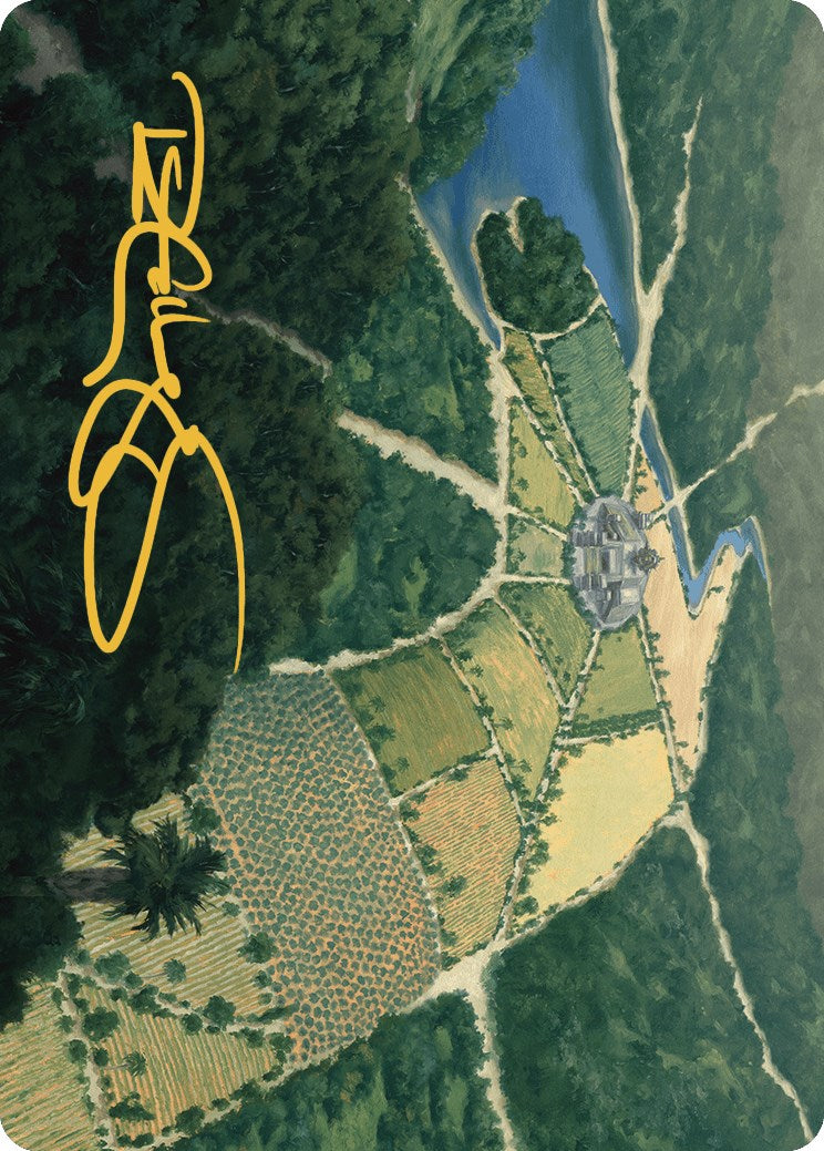 Restless Prairie Art Card (Gold-Stamped Signature) [The Lost Caverns of Ixalan Art Series] | Deep Dive Games St. Marys
