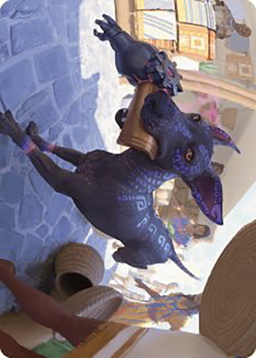 Mischievous Pup Art Card [The Lost Caverns of Ixalan Art Series] | Deep Dive Games St. Marys