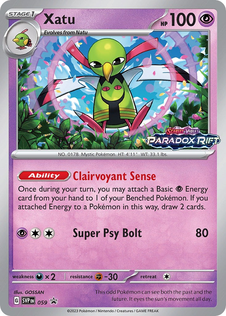 Xatu (059) [Scarlet & Violet: Black Star Promos] | Deep Dive Games St. Marys