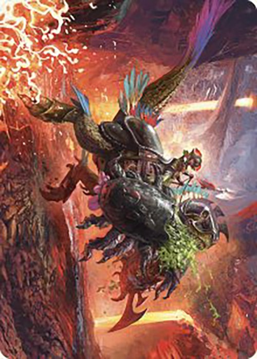 Triumphant Chomp Art Card [The Lost Caverns of Ixalan Art Series] | Deep Dive Games St. Marys