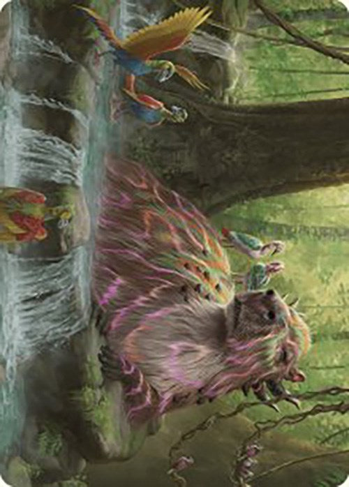 Basking Capybara Art Card [The Lost Caverns of Ixalan Art Series] | Deep Dive Games St. Marys