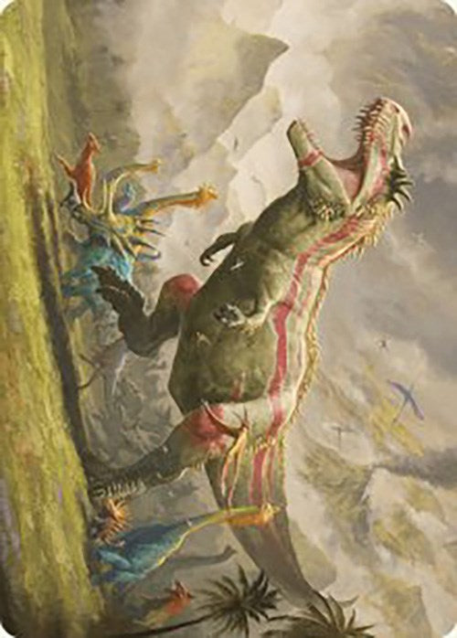 Ghalta, Stampede Tyrant Art Card [The Lost Caverns of Ixalan Art Series] | Deep Dive Games St. Marys