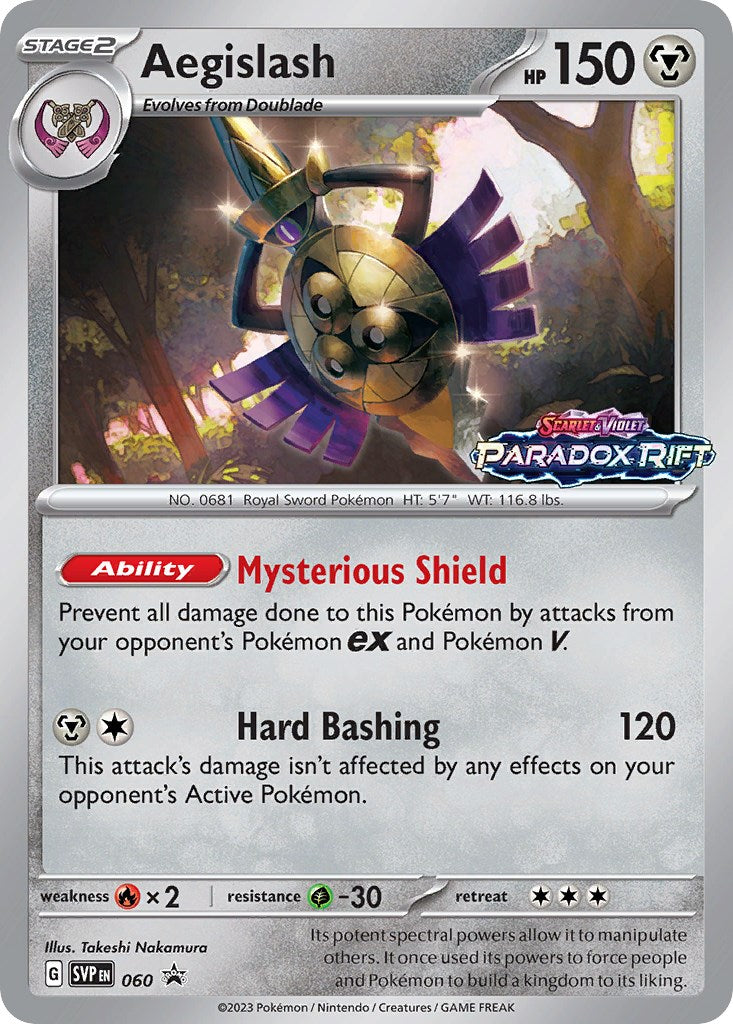 Aegislash (060) [Scarlet & Violet: Black Star Promos] | Deep Dive Games St. Marys