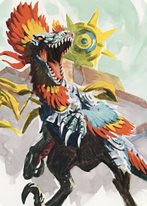 Pantlaza, Sun-Favored Art Card [The Lost Caverns of Ixalan Art Series] | Deep Dive Games St. Marys