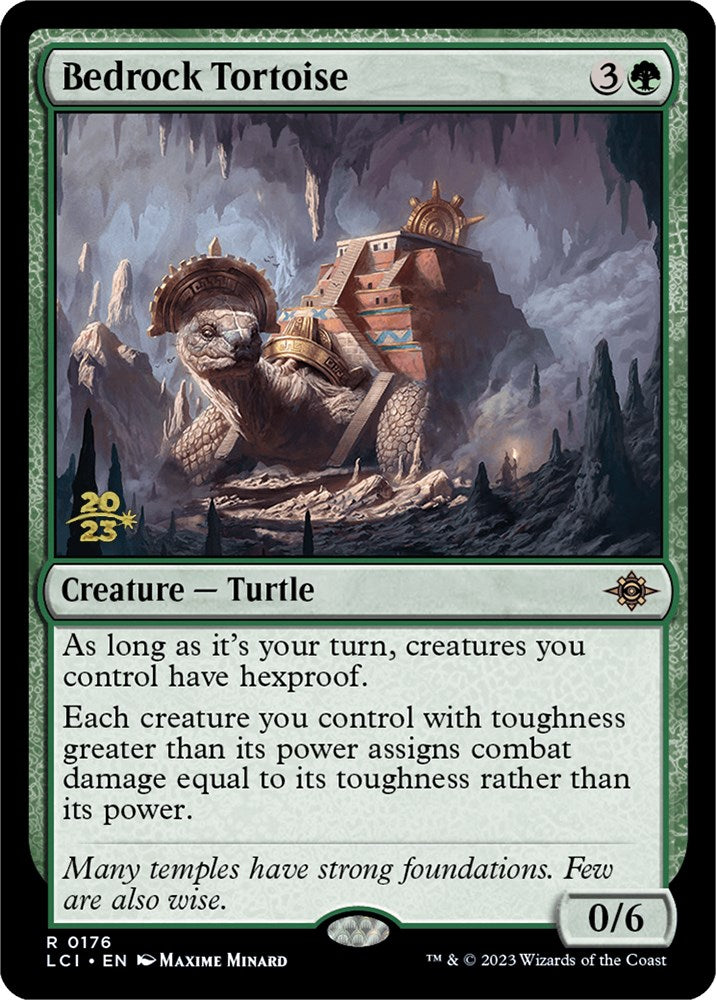 Bedrock Tortoise [The Lost Caverns of Ixalan Prerelease Cards] | Deep Dive Games St. Marys